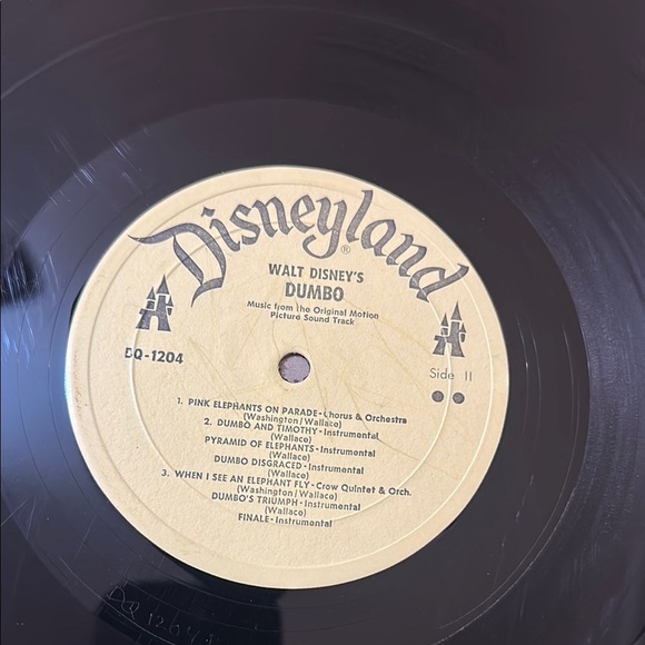 Walt Disney’s Dumbo – Original Motion Picture Soundtrack LP (1959) - Picture 9 of 13